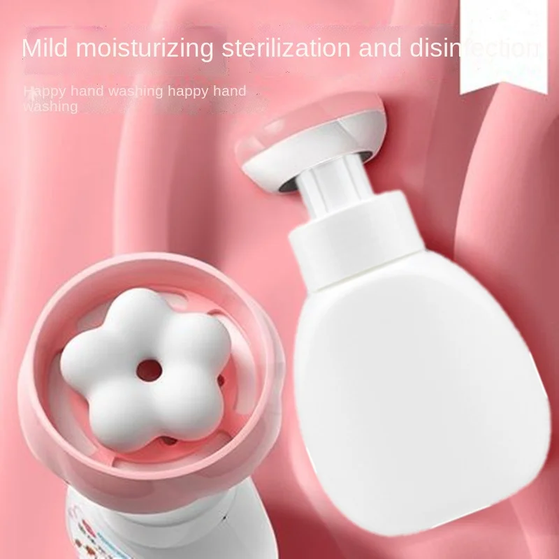 ดอกไม้ Liquid Soap Dispenser แสตมป์สบู่ขวดปั๊มโฟมดอกไม้ Bubbler Handsoup พลาสติกห้องน้ำเดินทาง Storage Jar 1