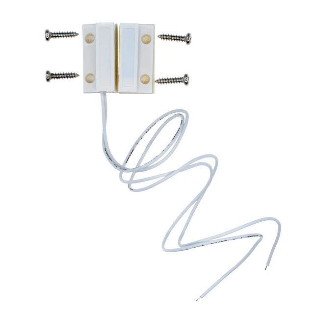 MC-38 Wired Door Window Sensor Detector Magnetic Switch Normally Closed or Normally Open NC/NO for Home Security Alarm System 2
