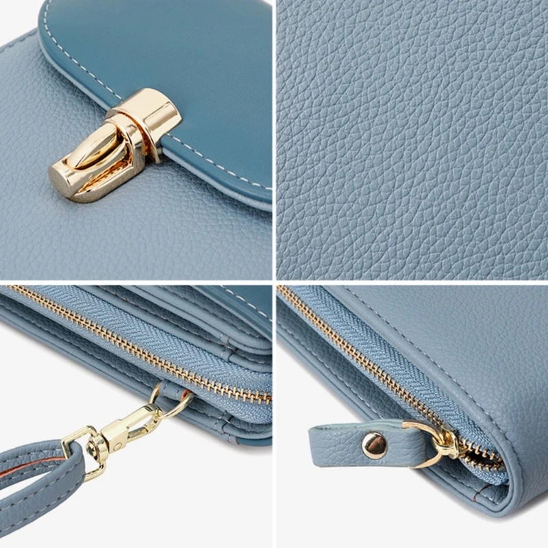 Fashion PU Crossbody Bag with Adjustable Strap for Various Outfits and Occasions E74B