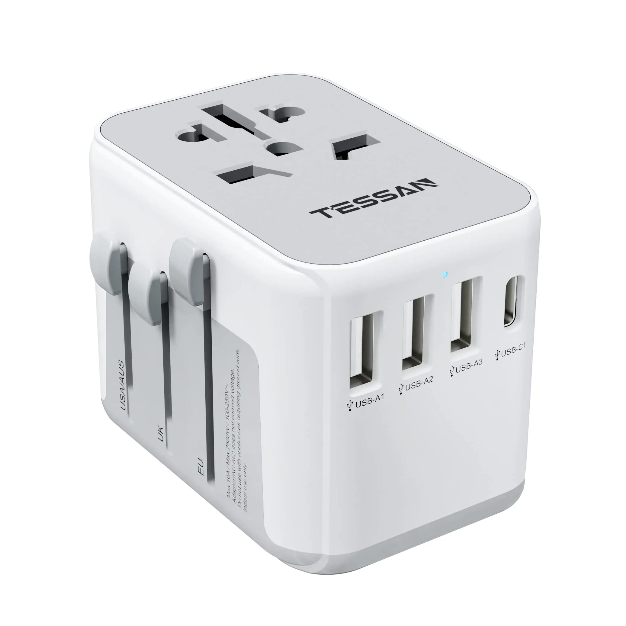 viagem com 3 portas usb e 1