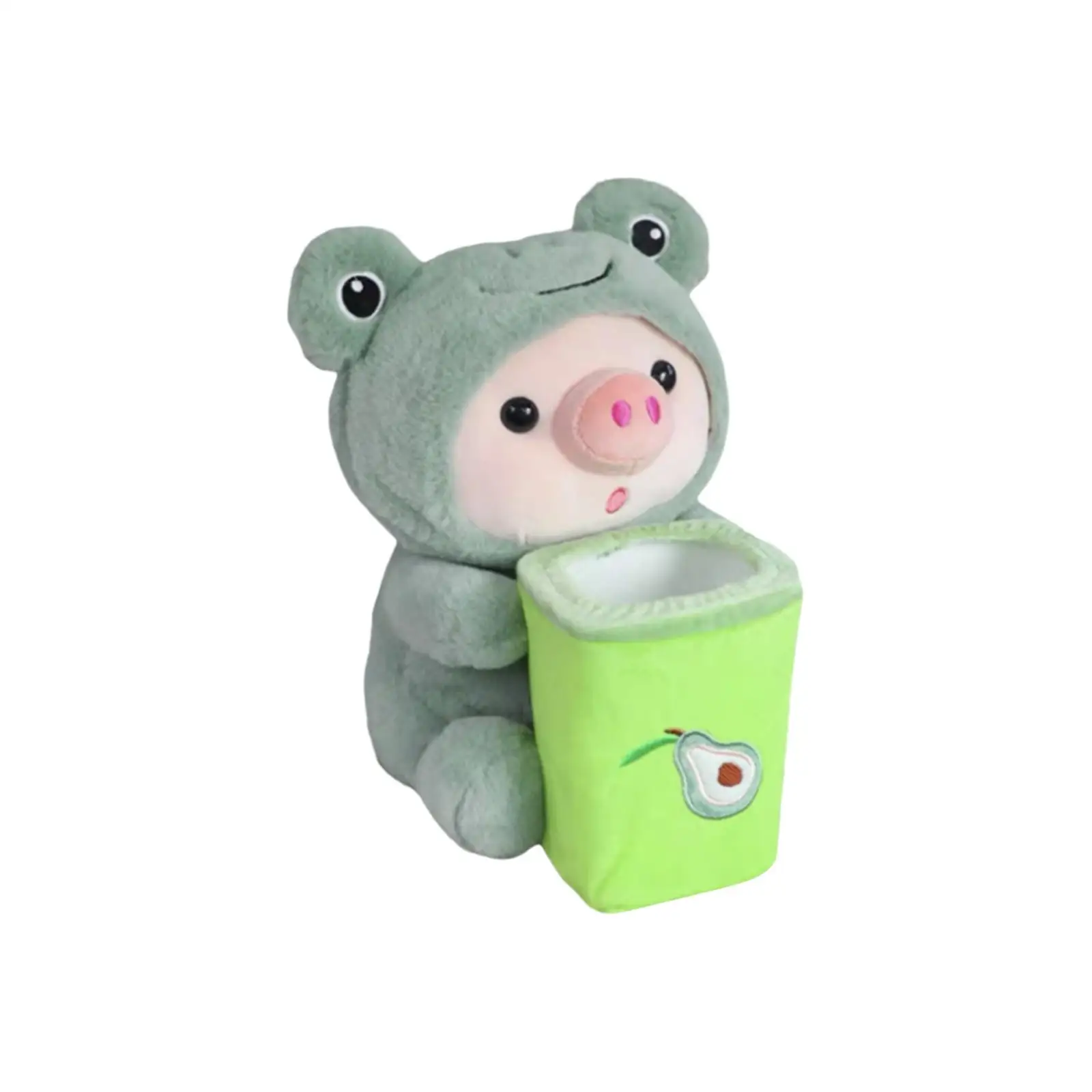 Soft Plush Car Tissue Box Trash Can Multifunctional Interior Decoration Car