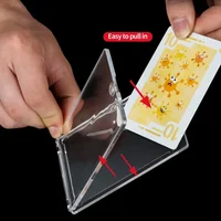35-180PT TCG Card Acrylic Transparent Collection Sleeves Frames Magnetic Display Holders Storage Box for Yugioh Pokemon Cards 2