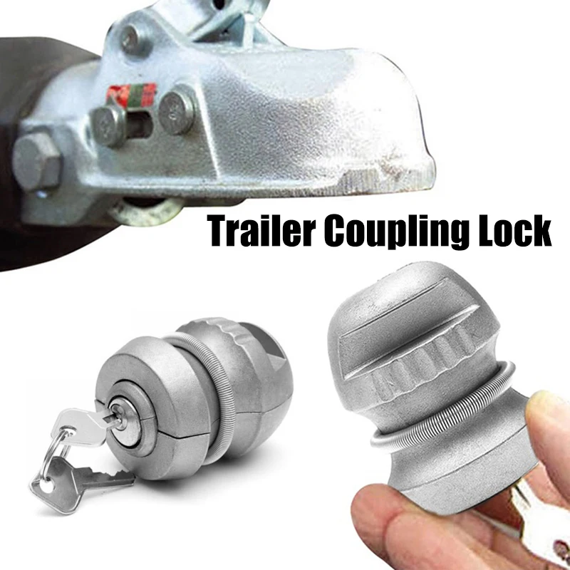 Universal Trailer Parts Hitch Lock Ball Lock Universal Coupling Tow Caravan Zinc Alloy 50*65.5mm Accessories