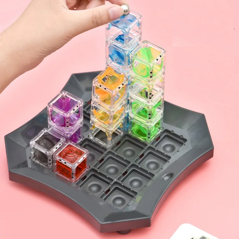 Kid Gravity Maze Escape Ball Marble Run Race Coaster Set Educational Toy  Gift Construction Building Block Home Board Brain Game - AliExpress