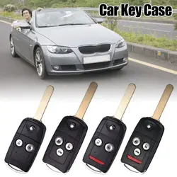 2/3/4 Buttons Remote Key Case Replacement Modified Automotive Key Flip for Honda/Civic/Accord/Odyssey/ Dio/Fit/Crv/HRV/Jazz