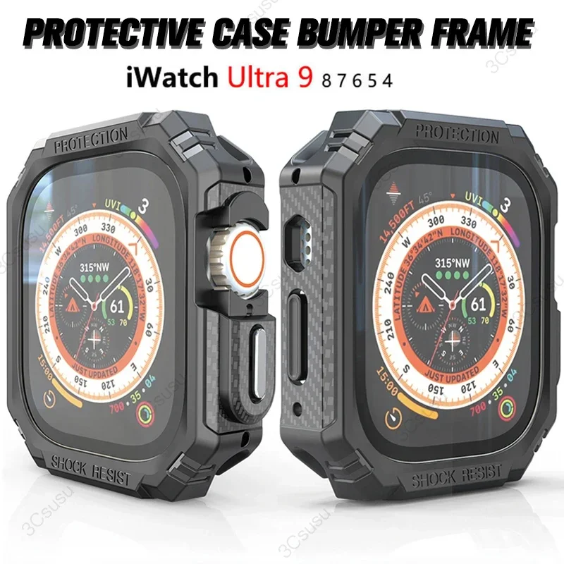 Carbon Fibre Rubber Protective Bumper Frame