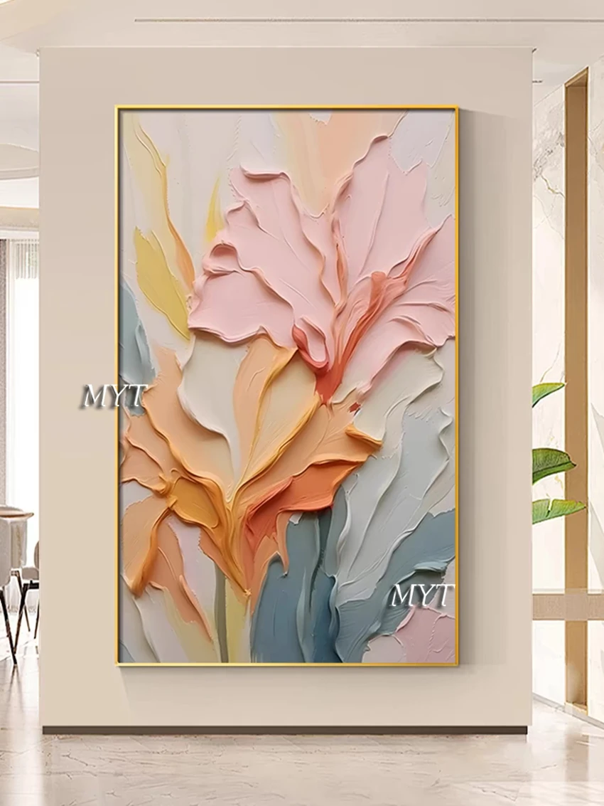 純粋な手描きの抽象的な油絵E 純粋な手描きの油絵抽象ライオン