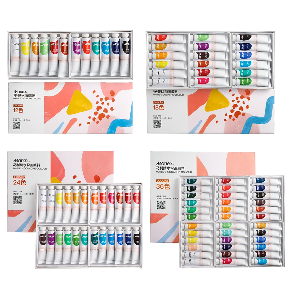 Gouache Paint Tube, Gouache Paint Set, Marie's Pigment