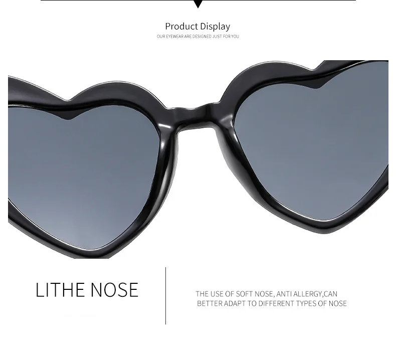 Occhiali da sole a cuore per donna eleganti con strass alla moda_voghion.com