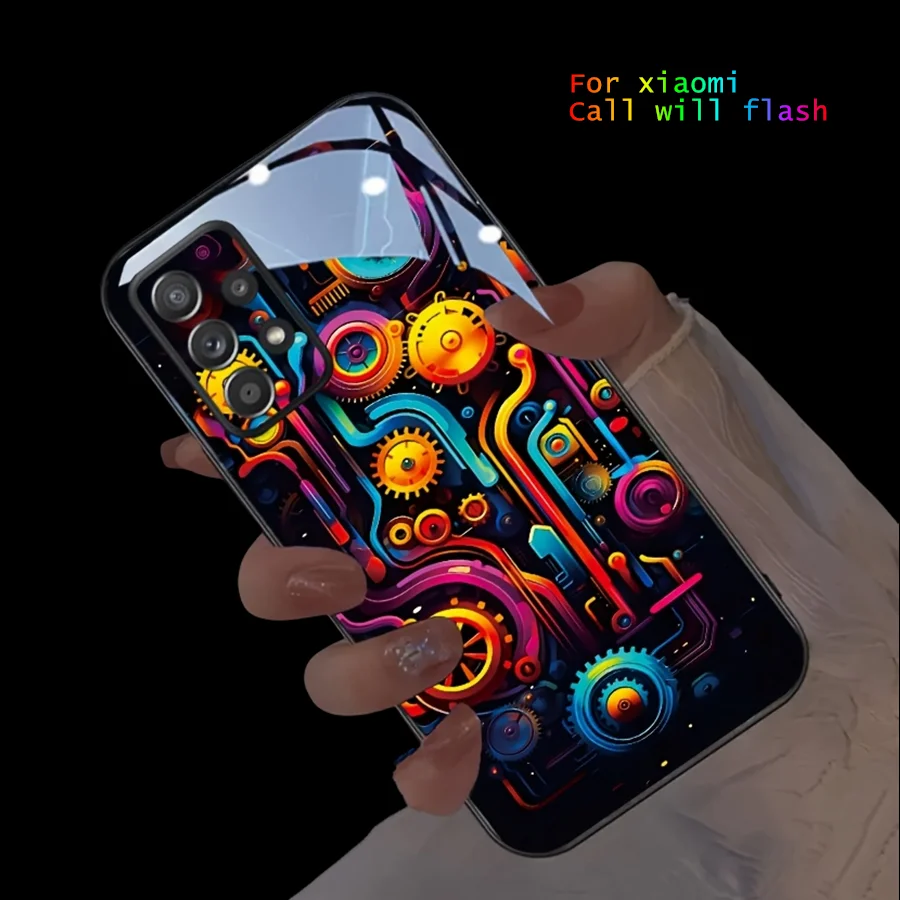 Enhanced Luminous LED Glow Phone Case with Aesthetic Design
