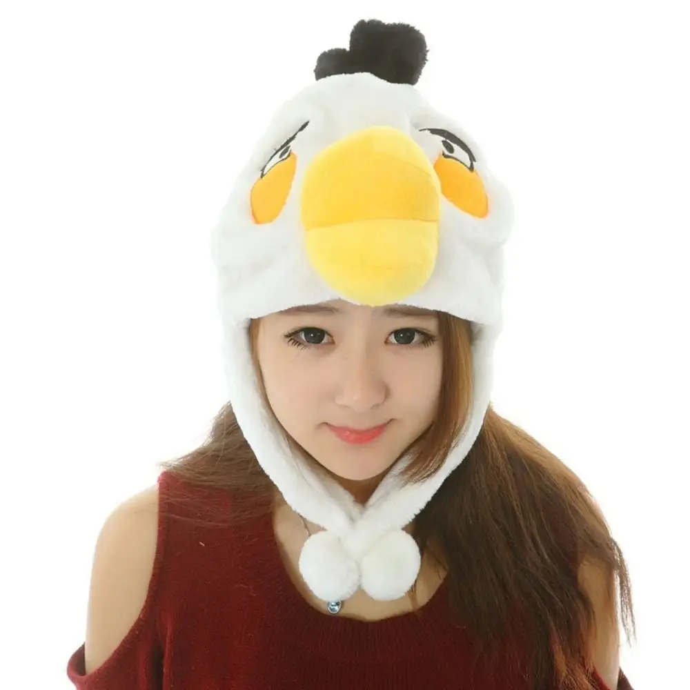 Gorro de peluche con orejas móviles