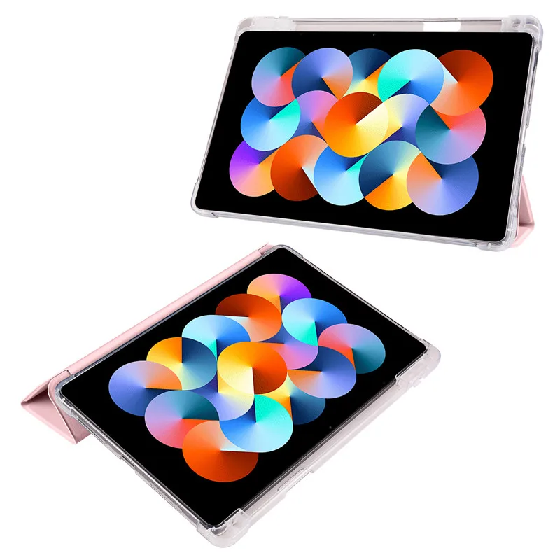 For Redmi Pad 10.61 Tablet Funda With Pencil Holder Shell For Xiaomi Redmi Pad 2022 Case 10.61 inch Protective Tri Fold Cover_voghion.com