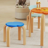 Ensemble de table et chaises pour enfants en forme de fleur, 5 pièces, avec sac de rangement, portable, pour salle de jeux, chambre à coucher, bureau d'étude, dessin, jeu, repas, combinaison table et chaise pour tout-petits 8