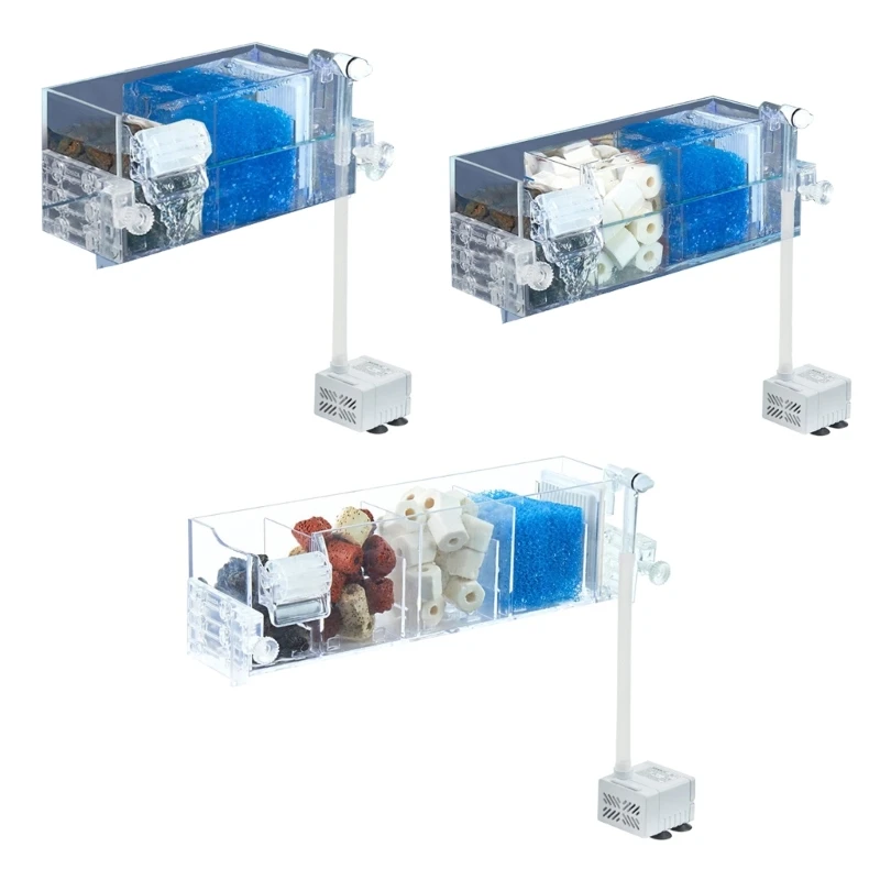 

Durable Wall-Mounted Waterfall Filter External Filter Fish-Tank Purifying Device