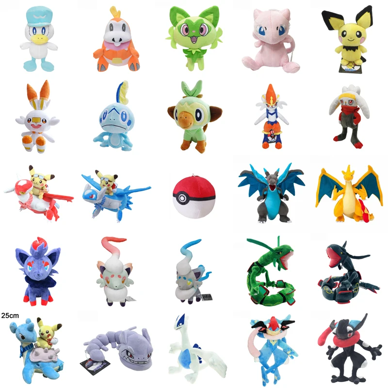 

Pokemon Top Selling Plush Scorbunny Sobble Grookey Stuffed Doll Anime Quaxly Fuecoco Sprigatito Plushies Kawaii Toy Hobbies Gift