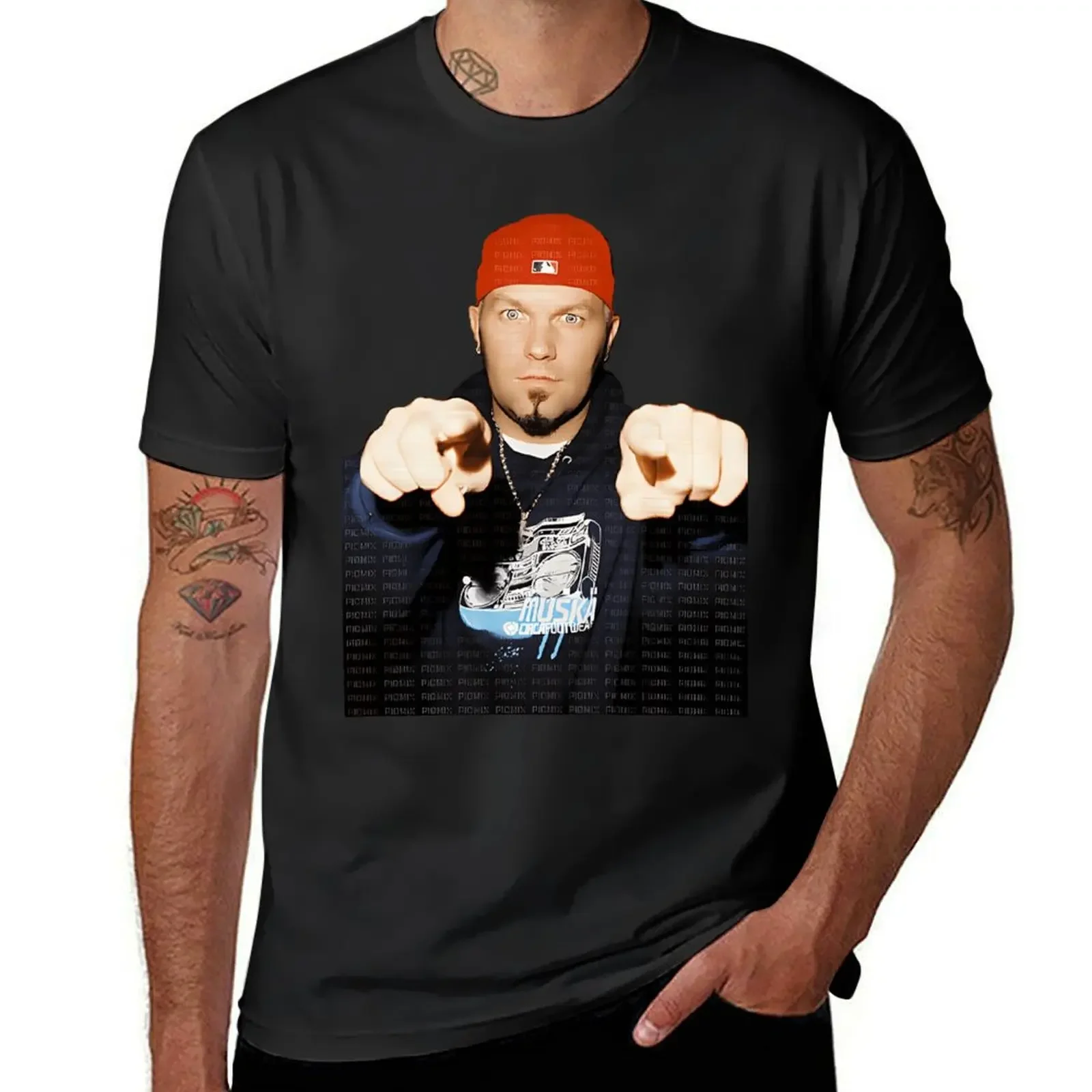 T-Shirt Fred Durst (Zoppo Bizkit) Anime Graphics Camicie Da Allenamento Da Uomo
