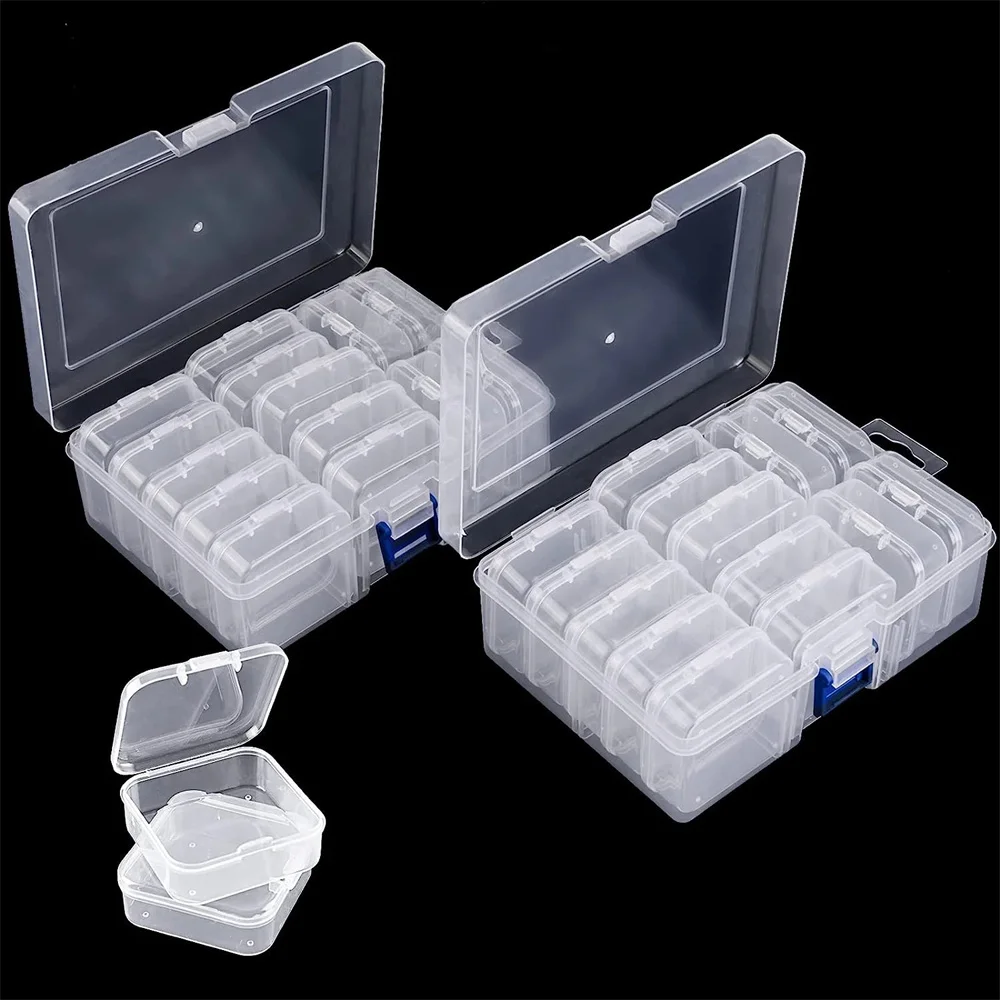 DIY Diamond Painting Embroidery Storage Box Nail Art Jewelry Rhinestone Mosaic Storage Container Multifunctional Box storage box diamond painting storage box storage container plastic storage box jewelry box