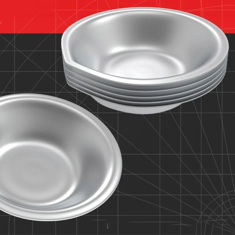 صواني خلط الطلاء المستديرة الصغيرة للمشروعات الفنية بالألوان المائية، تستخدم في المنزل والاستوديو