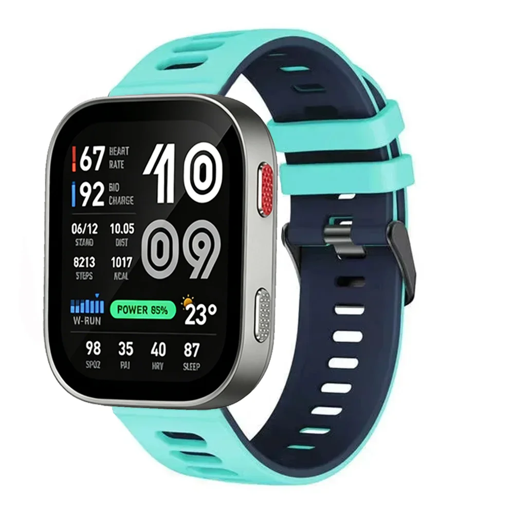 Two-Tone Silicone Strap - Comfortable and Stylish Bracelet