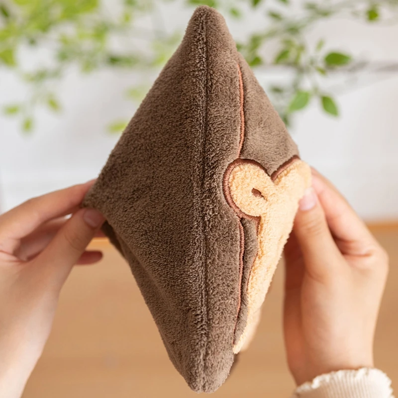 Hand Towel Kitchen Towel Capybara Wet Wipes Absorbent Dishcloth
