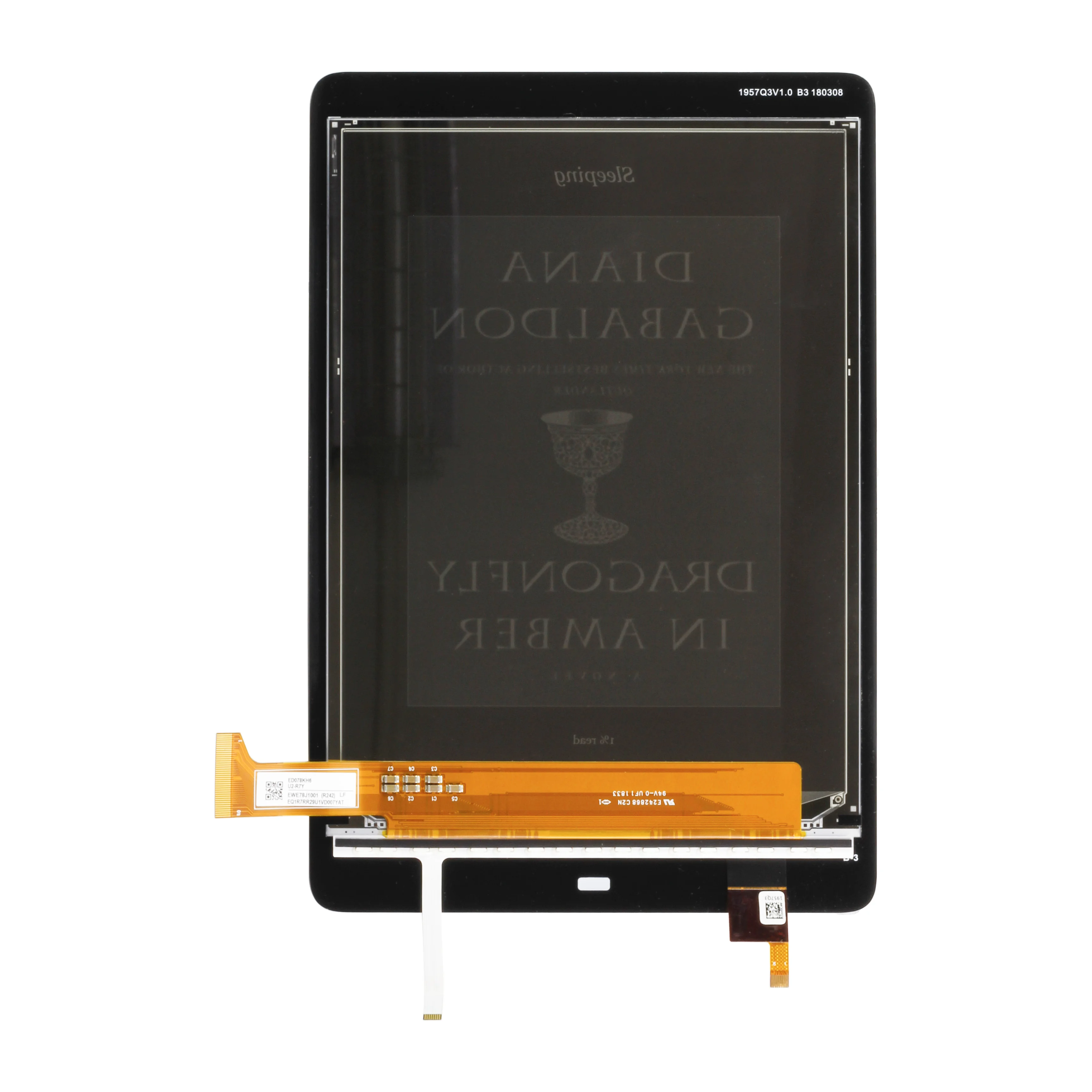 새로운 톨리노 이포스 7.8 eink 스크린 ED078KH6 터치 백라이트 리더 eBook LCD 디스플레이