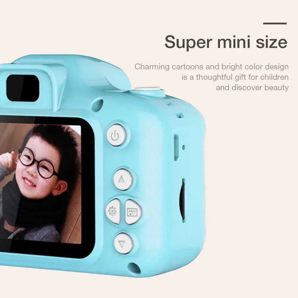 Digital Camera 2X Children Toddler 2.0-inch 1080P HD Christmas Birthday Gifts
