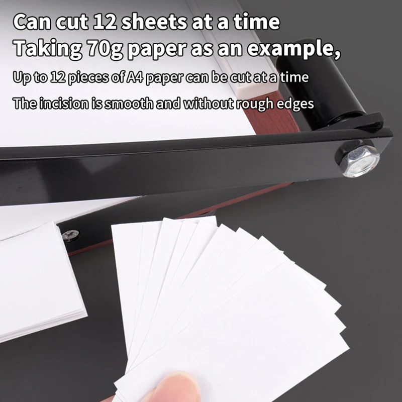 Pro A4 Paper Card Trimmer Precision Guillotine Scrapbook Photo Cutter Wooden Base For Office Stationery Paper Cutting Tool paper cutting tools