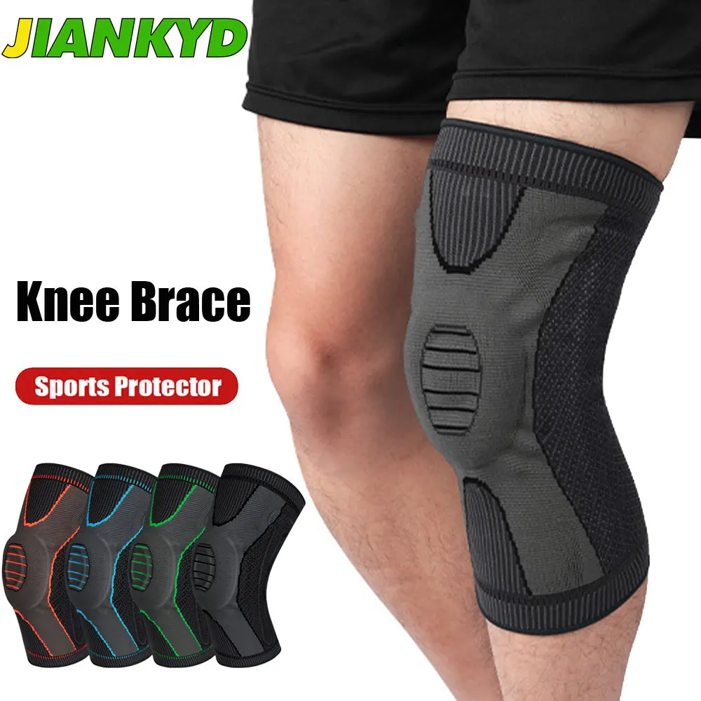 

1Pcs Knee Brace Compression Sleeve Support with Patella Gel Pads & Side Stabilizers Pads for Running,Meniscus Tear,ACL,Arthritis