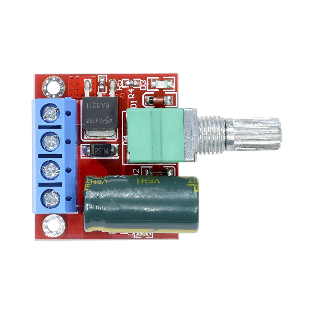 Mini 5A 90W PWM 12V DC Motor Speed Controller Module DC-DC 4.5V-35V Adjustable Speed Regulator Control Governor Switch 24V