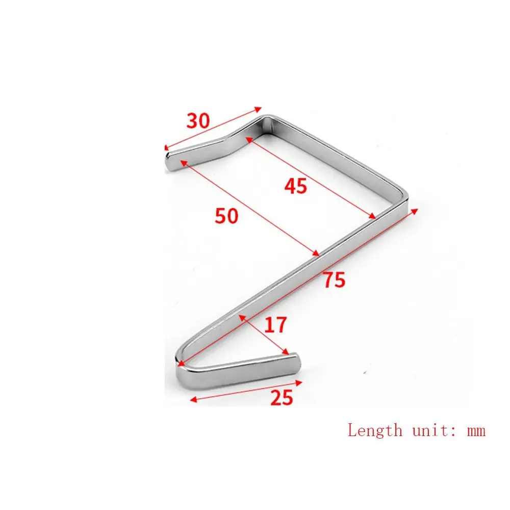 4Pcs Metal Over The Door Hook Bedroom Clothes Coats Hanger Heavy Duty Over The Door Hook Coat Cabinet Hanging Towels Rack