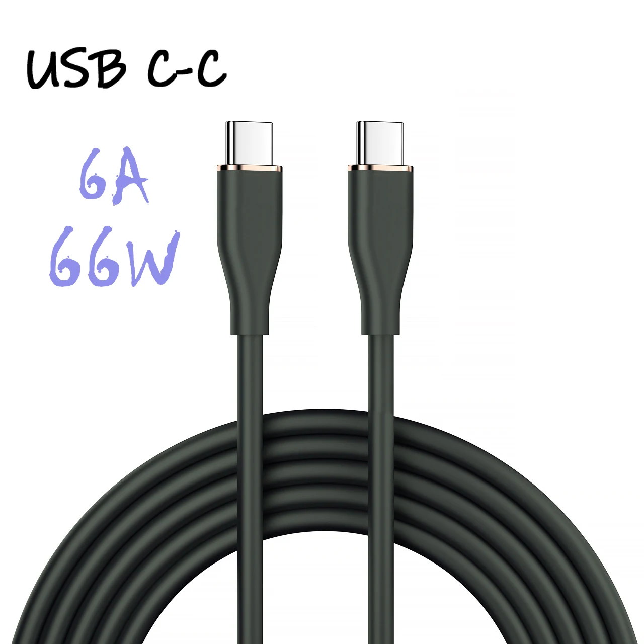 ตัวเลือกสินค้า สายชาร์จ USB-C 66W ชาร์จเร็ว ปลอดภัย สำหรับ iPhone Huawei Xiaomi
