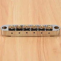 Silver Tune-O-Matic Electric Roller Saddle Bridge Lp Electric Guitar Bridge Made in Korea 1