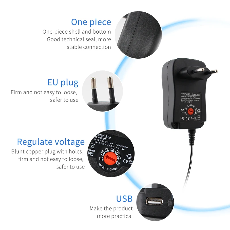 L'alimentazione Elettrica Regolata Lineare Di Precisione Di Cc 5V 9v 12v 15v 24v Di 120w - Foto 9