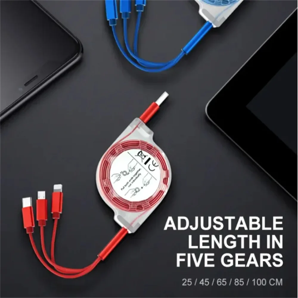 3 in 1 USB Fast Charging Cable Mobile - Image 3