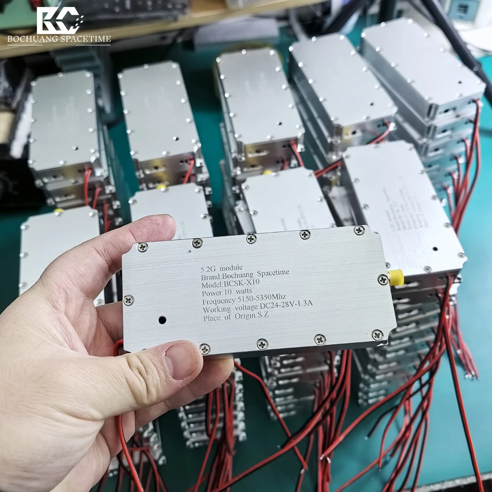 10W RF 저고도 항공기 전력 증폭 제어 모듈 1.5G/1.4G/2.5G/5.8G 소음 방어 모듈