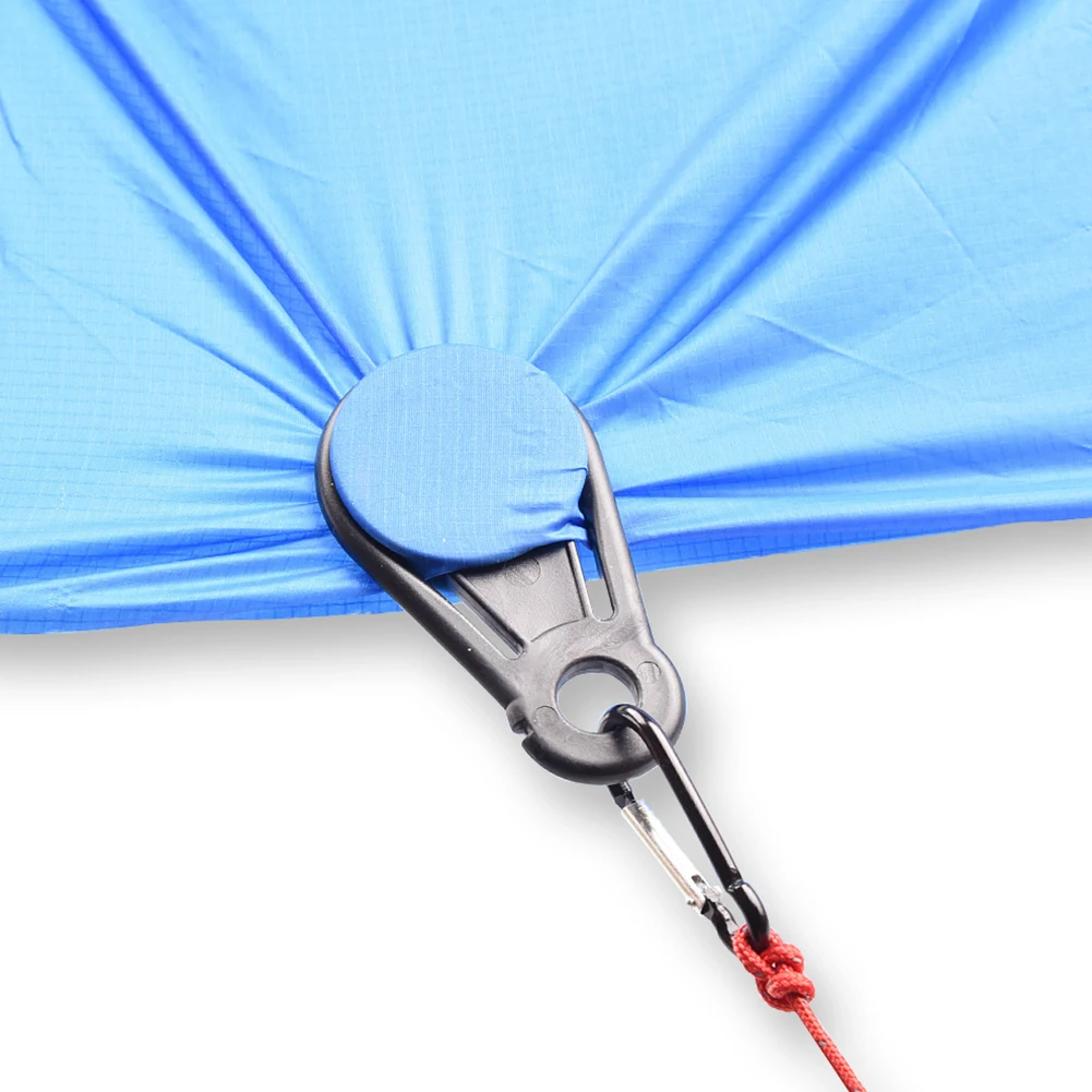 Camping Tent Canopy Clip Outdoor Rainproof Tarpaulin Rope Alligator Clips Awning Tighten Fixed Buckle Accessories