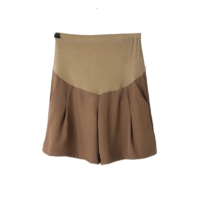 Maternity Pants Pregnant Shorts Pregnant Women's Pants Summer Wear Leggings Shorts Casual Loose Full Belly Summer Pregnancy Safety