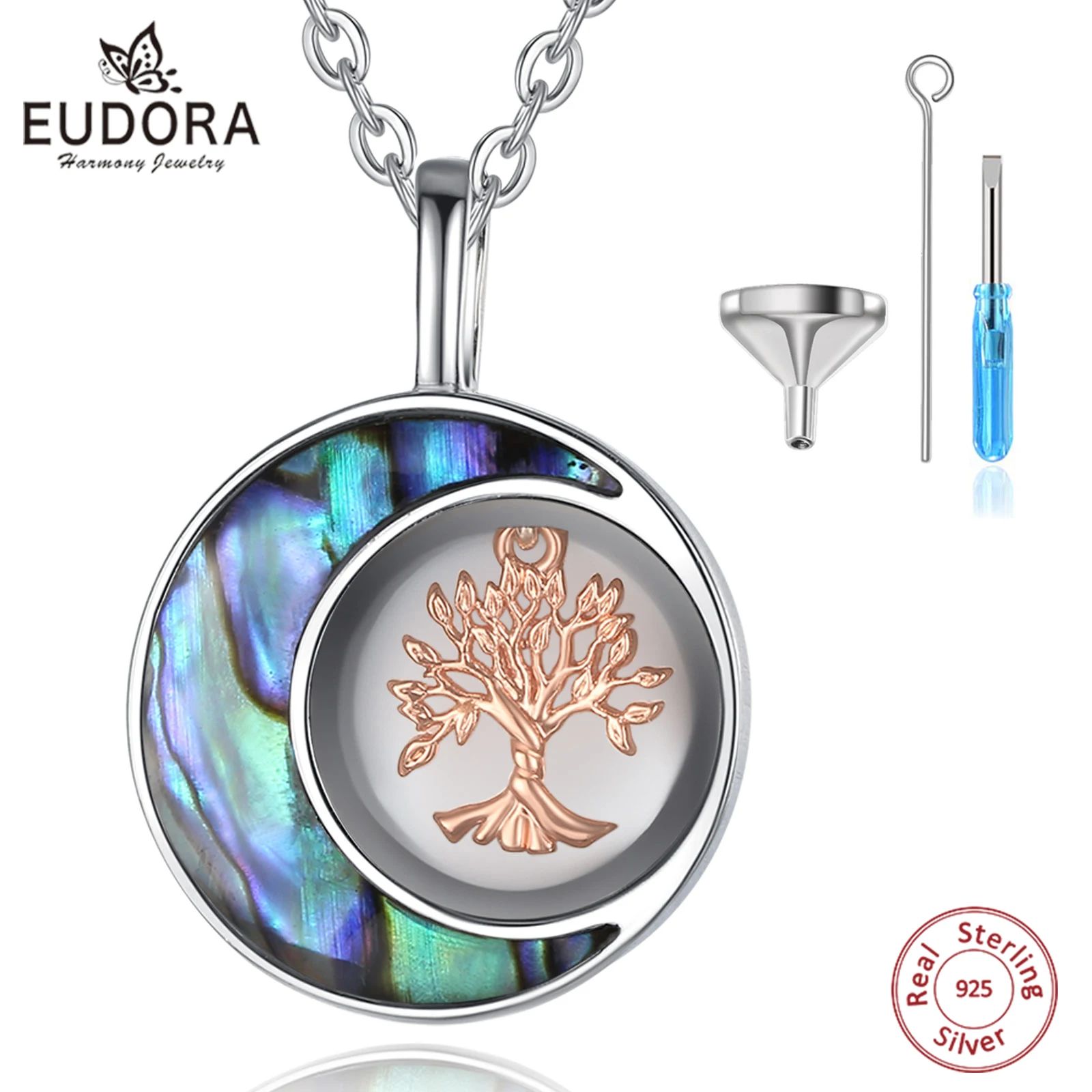 MANBU Sterling Silver Urn Necklace for Ashes - Tree India | Ubuy