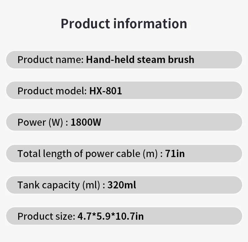 Homefish Mini Steam Iron: Touchscreen, Heatproof, Fast Wrinkle Removal - Alletron HOMEFISH 2025 effectively removes wrinkles