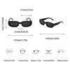 10 PCS Square SunGlasses, Decorative And Fashionable Glasses Suitable For Daily Travel And Play Shades Beach Accessories 5