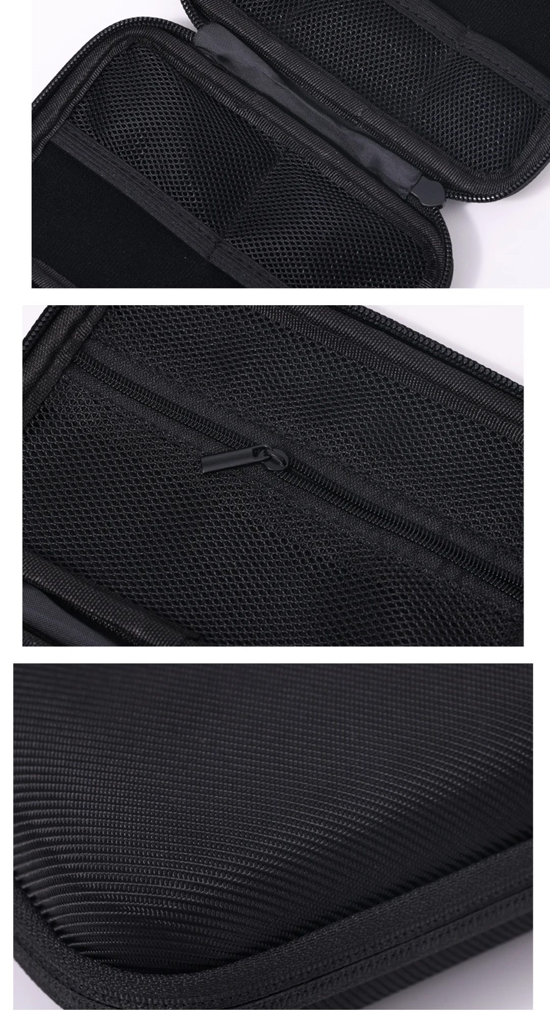 microfone rígido Estojo impermeável para viagens