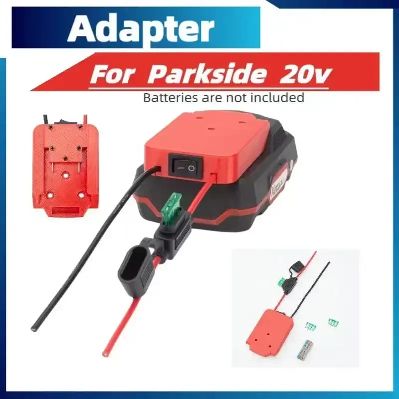 Per Adattatori Parkside Lidl X20V Connettore Di Alimentazione 14Awg Fai Da Te Con Switchfor Robot Giocattolo Per Auto Per Bambini (Senza Batteria)