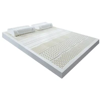100% Thailand natural latex mattress with cover natural rubber pure mattress 1.5m/1.8m bed thickened home dormitory cushion mats 6