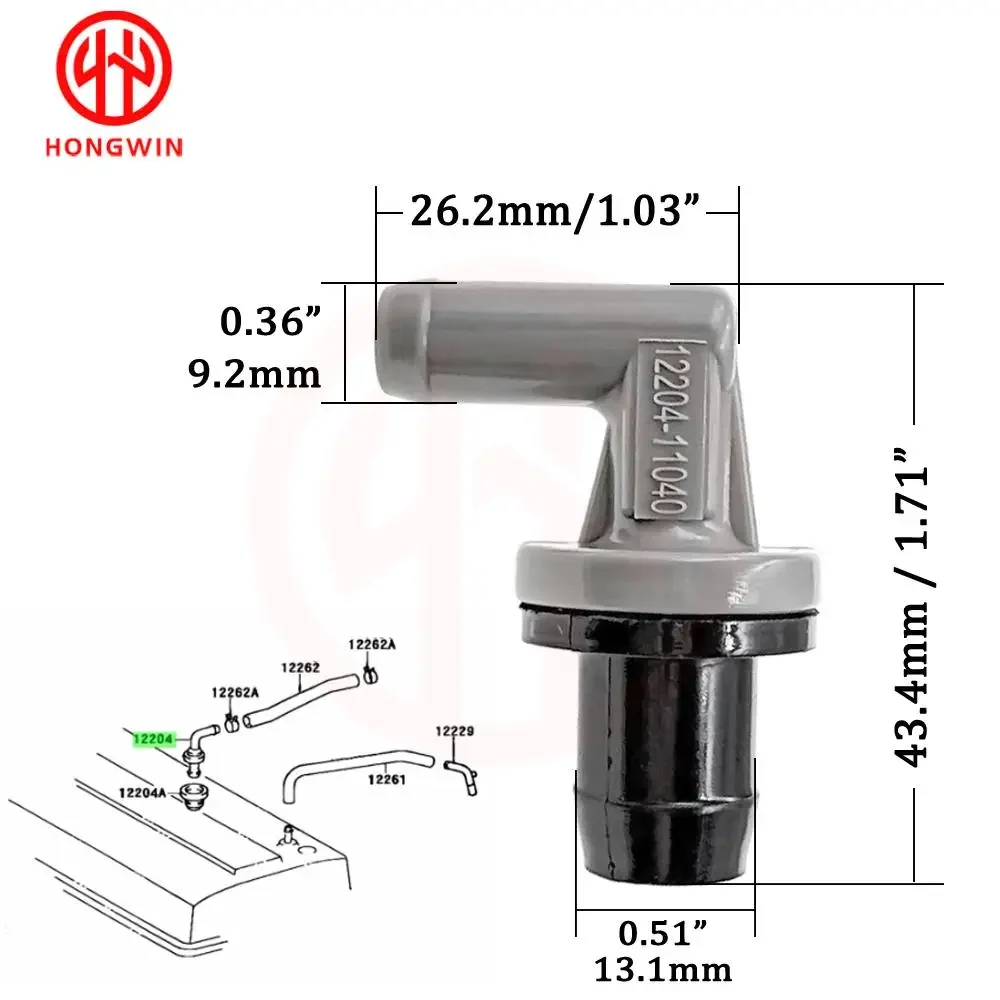 New Positive Crankcase Ventilation PCV Valve 12204-11040 For Toyota Camry Corolla Sprinter Celica Tercel Paseo Starlet 1983-2003