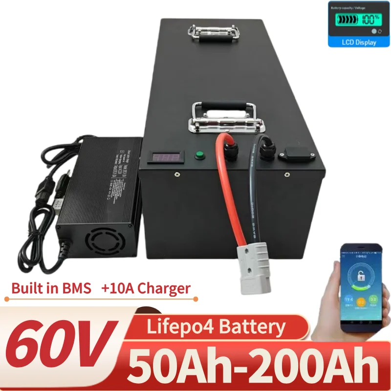 60V Rechargeable Battery for Backup Power and Solar Energy Systems