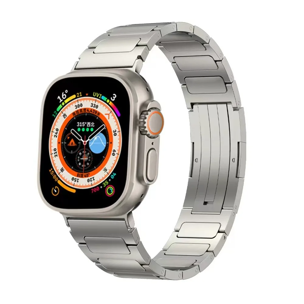 Premium Titanium Apple Watch Band Bracelet Strap