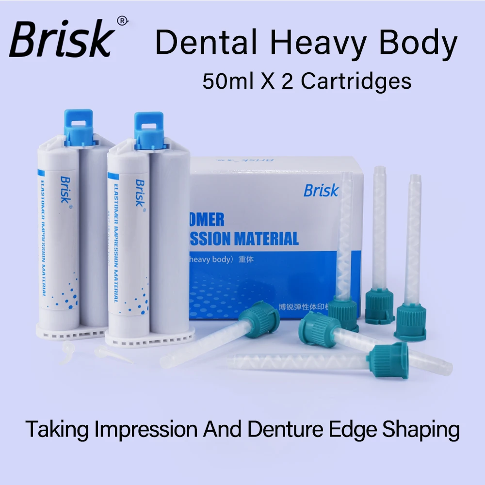 Dental Rubber Impression Heavy Body Implant Impression Silicone Teeth