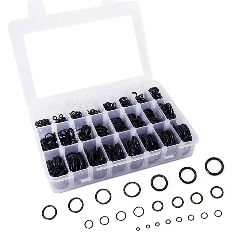 10 Pcs O Ring Kit 24 Sizes Nitrile Rubber O Rings Assortment Kit For Plumbing Resist To Oil Heat And High Pressure Aliexpress
