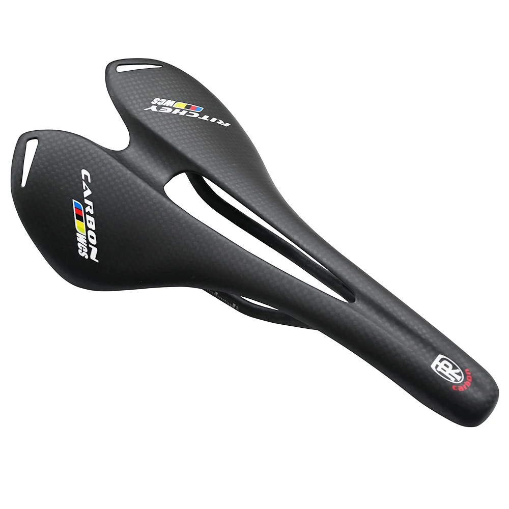 

2023 3K Ultralight Carbon Saddle Bicycle vtt racing seat Wave Road Bike Saddle for men sans cycling Seat mat bike Spare Par