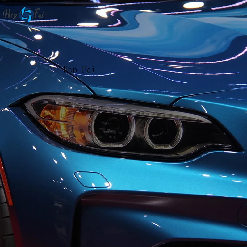 

For BMW M2 F87 2016-On CS M235i Headlight Protective Film For BMW M2 F87 2016-On CS M235i Vinyl Clear TPU Sticker Smoke Black